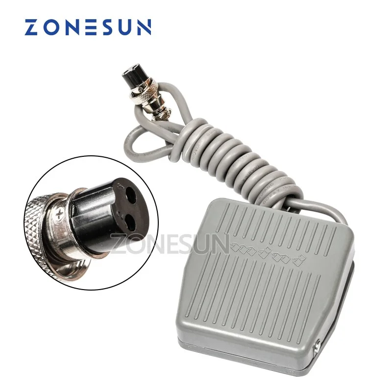 ZONESUN Accessories Spare Parts of GFK-160 Filling Machine Food Processor Pump Tube Nozzles Filter Controller Sticker Pedal