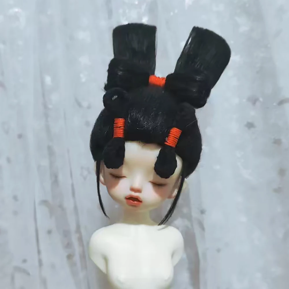 

Doll Wig For BJD Doll 1/8 1/6 1/4 1/3 1/12 BJD SD Doll Hair Ancient Hairstyles Wig Princess Doll Fake Hair Wig Can Customized