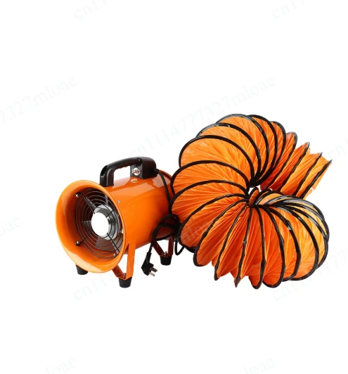Portable Axial Fan 220V Mobile Exhaust Fan Exhaust Blower High Speed Painting Industrial Ventilation Equipment view 5