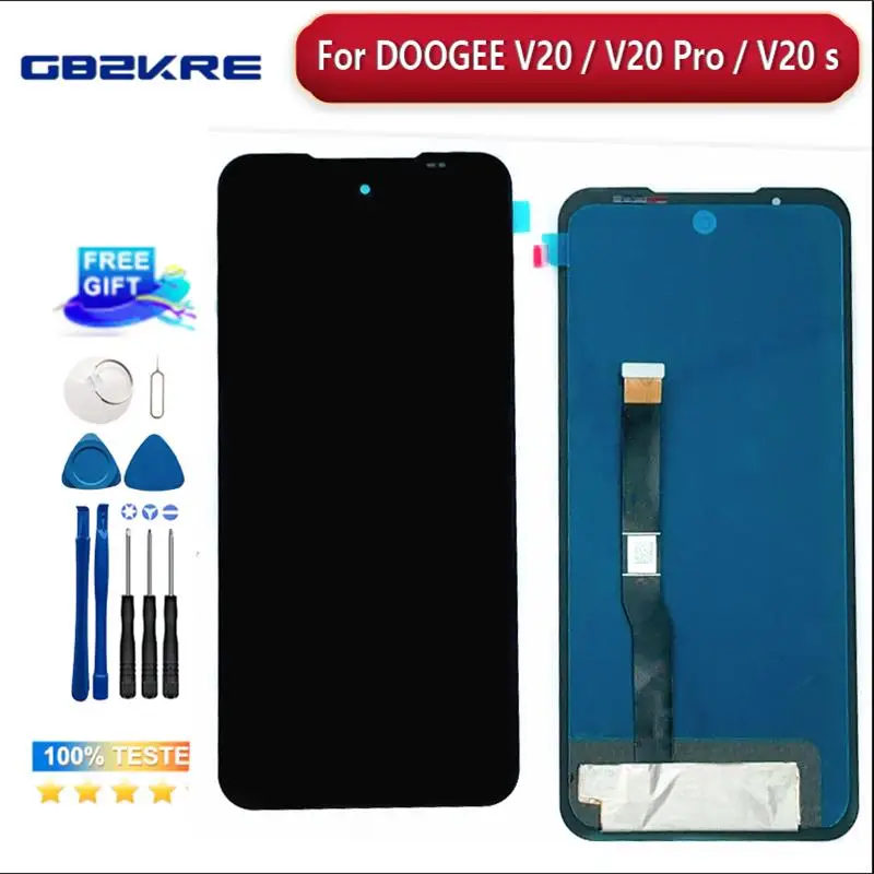 New! New Original Lcd Display For DOOGEE V20 V20 Pro V20 S with Touch Screen +LCD Digitizer Assembly Replacement Repair+Tool