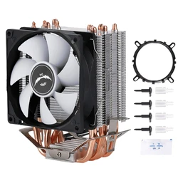 PC Cooling Fan 6 Heat Pipe CPU Processor Suitable For Installing LGA775 115x 1200 1700 1356 1366 AMD PWM Speed Regulation