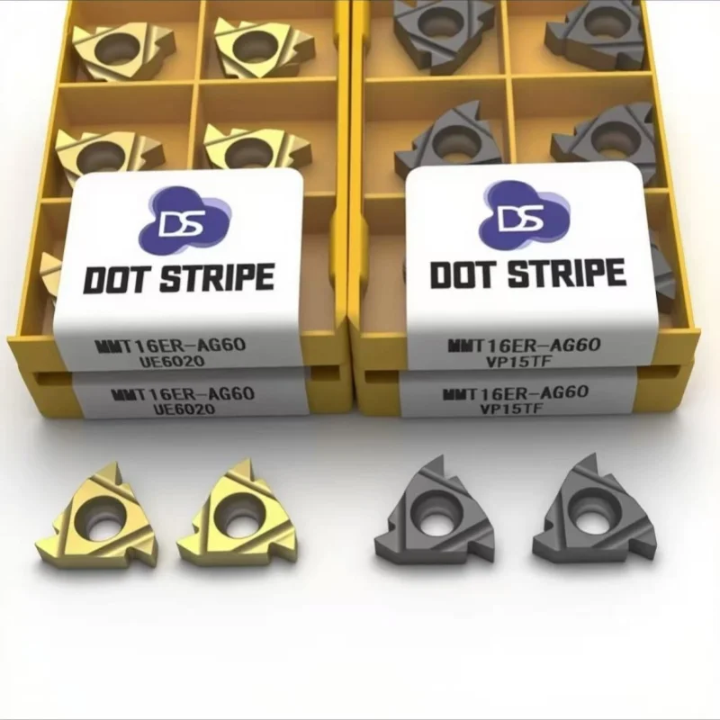 

MMT16IR MMT16ER AG60 VP15 U6020 Резьбовая фреза Твердосплавная вставка MMT 16ER 16IR AG60 VP15 U6020 Токарный инструмент