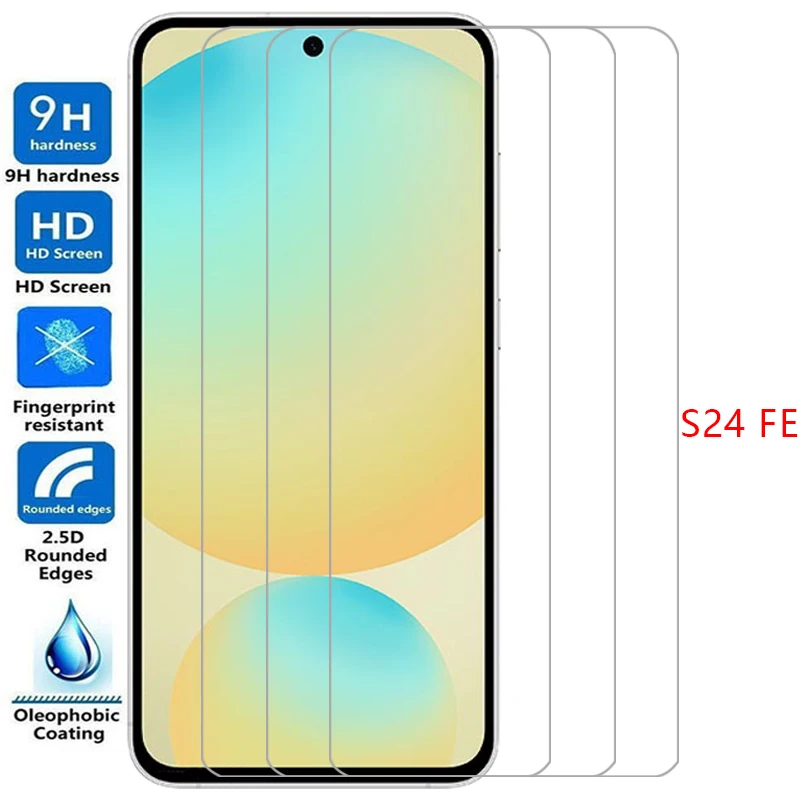 phone case for samsung galaxy s24 fe tempered glass samsungs24fe s24fe samsungs24 s 24 24s f e ef s24ef 5g back cover 360 galxy