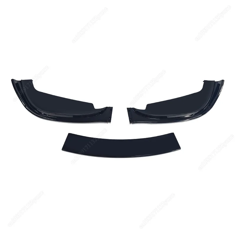 For BMW E46 M3 Coupe/Cabrio 2001-2006 Car Front Bumper Lip Spoiler Splitter Diffuser Canards ABS Gloss Black Bodykits Tuning view 5