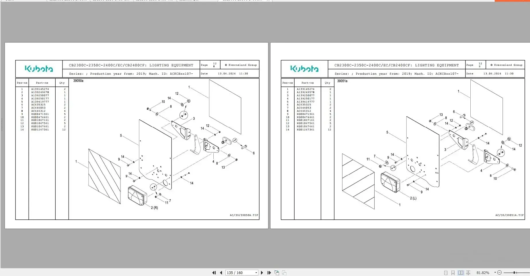

AutoCD Kubota Agricultural 17.4 GB PDF Spare Parts Manual