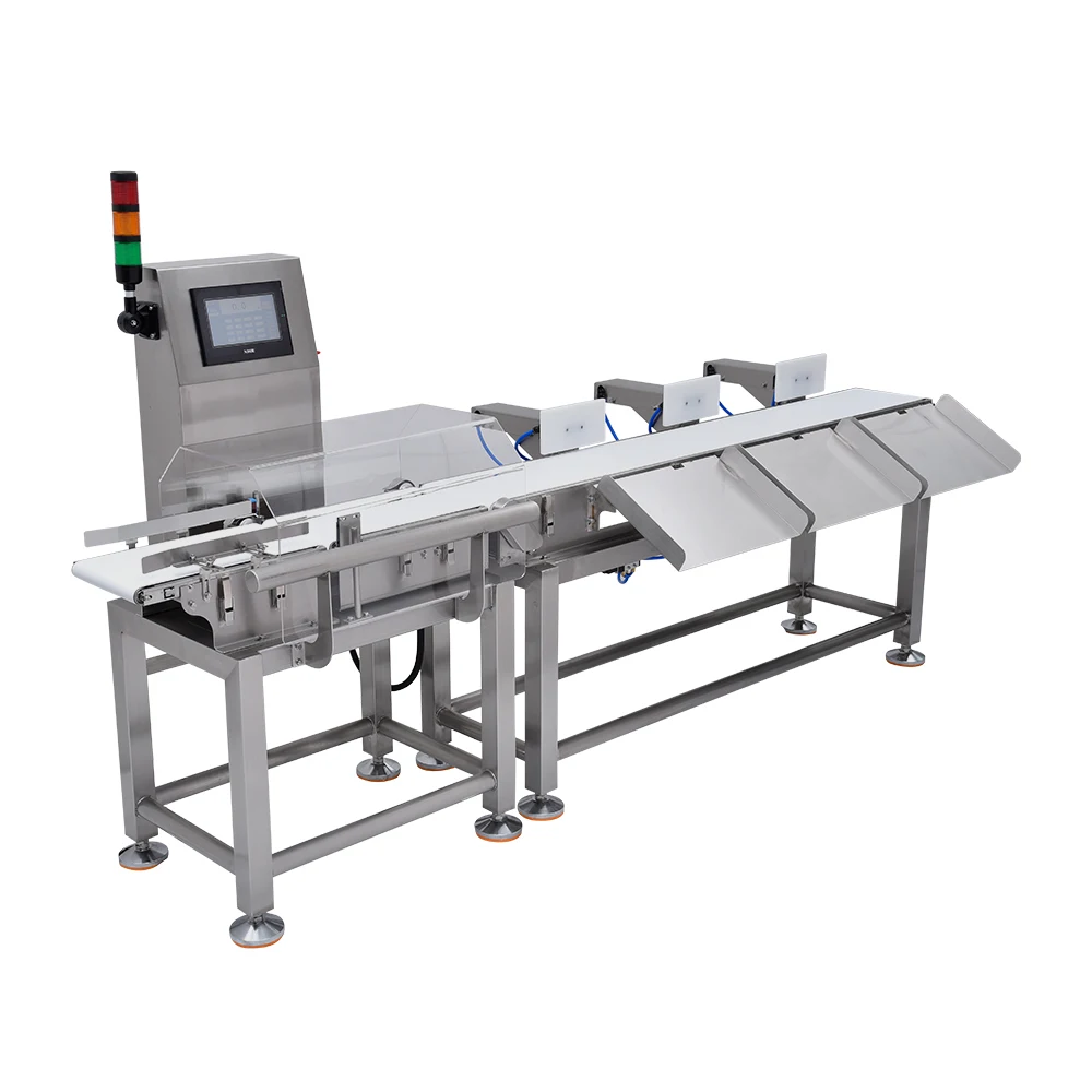 High Accuracy Chicken Duck Fish Frozen Seafood Weight Sorting Machine Multifunctional Grader Weight Sorter