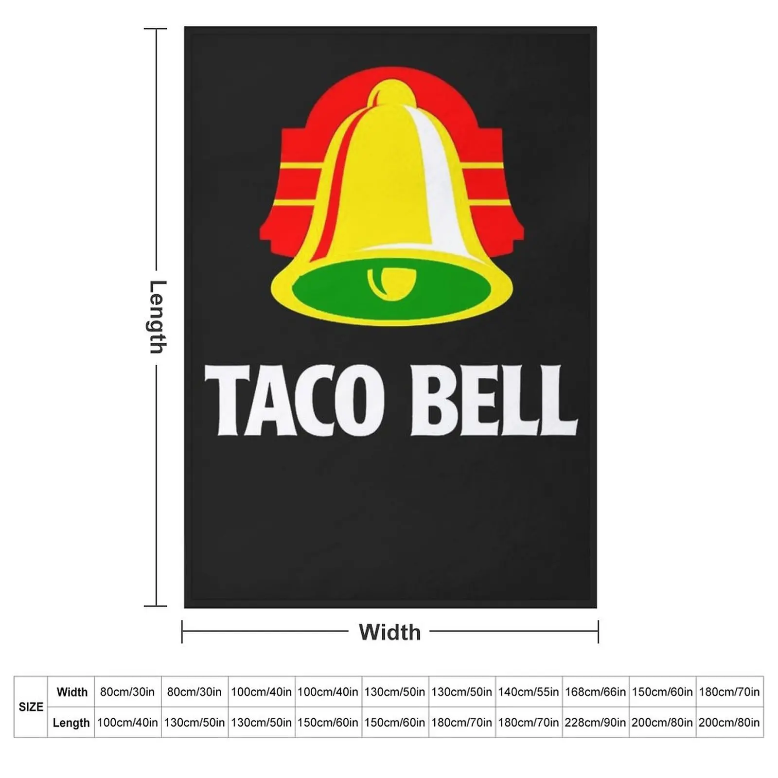 Logos taco bell Throw Blanket Thermals For Travel Luxury Designer Comforter Flannels Hair Extra Large Throw Blankets