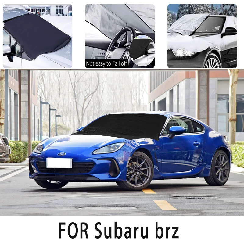 

Car snowcover frontcover for Subaru brz snowblocking heat insulation sunshade Antifreeze wind Frost prevention car accessories