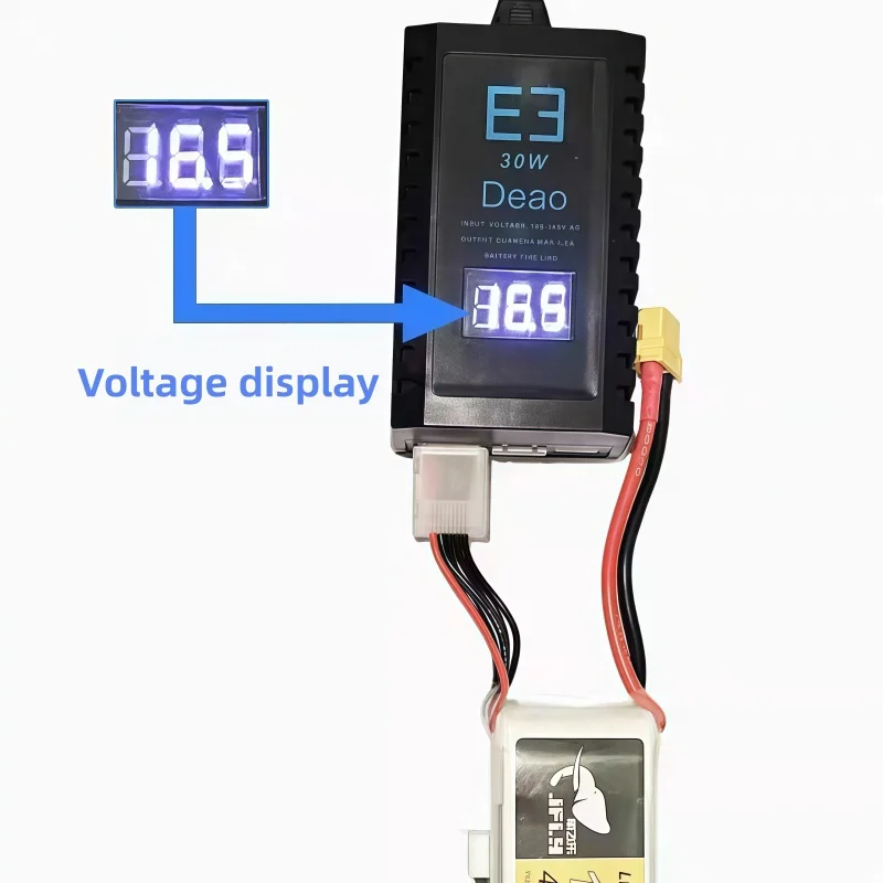 E3 30W شحن متوازن شاحن بسيط 2S 3S 4S بطارية ليثيوم شحن 7.4V 11.1V 14.8V #3