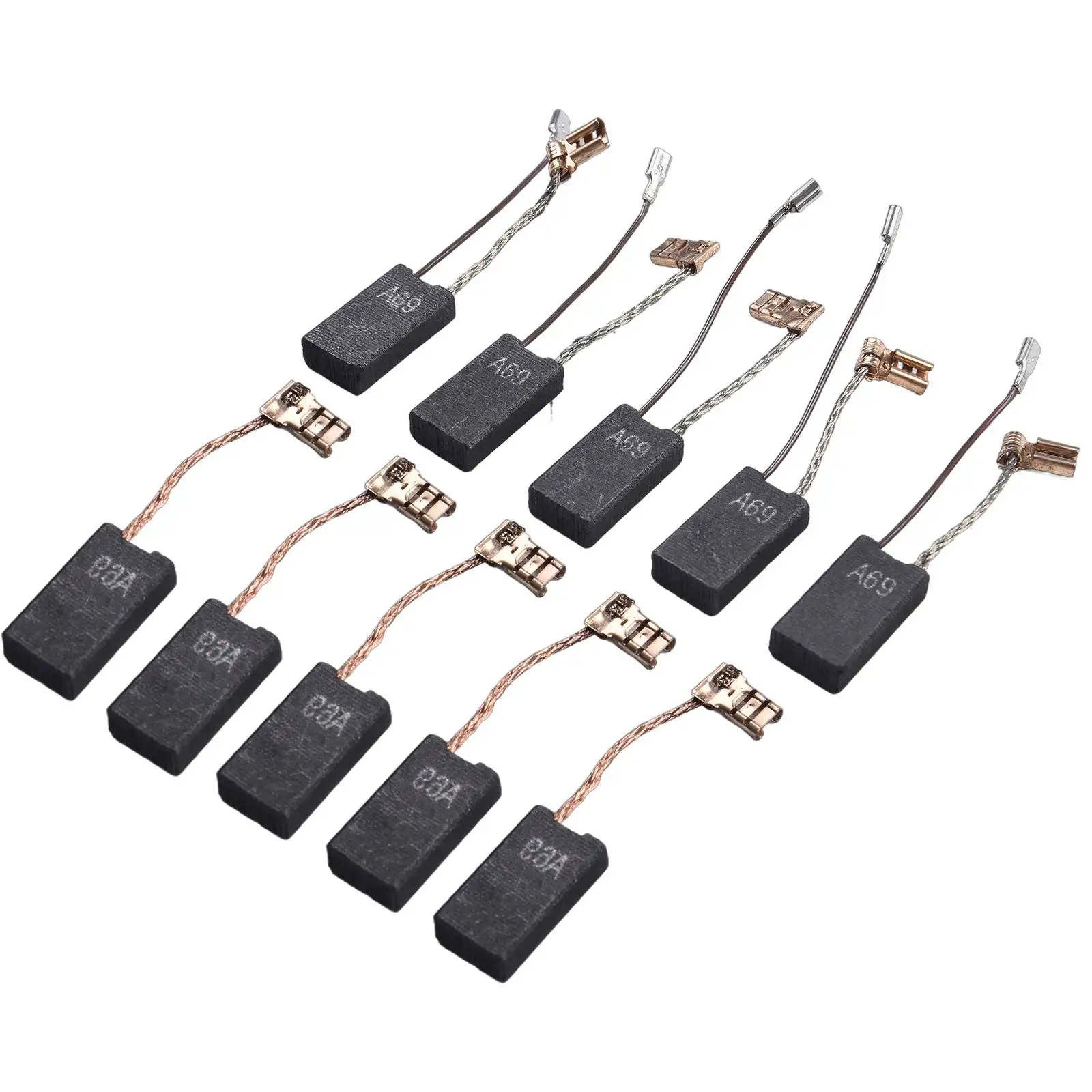 

10 Units Replacement Carbon Brushes for Bosch 5-40 DCE GSH 5-CE GSH 5 E 5-40 DE Drill Fit 11235EVS 11241EVS 11248EVS 11263EVS