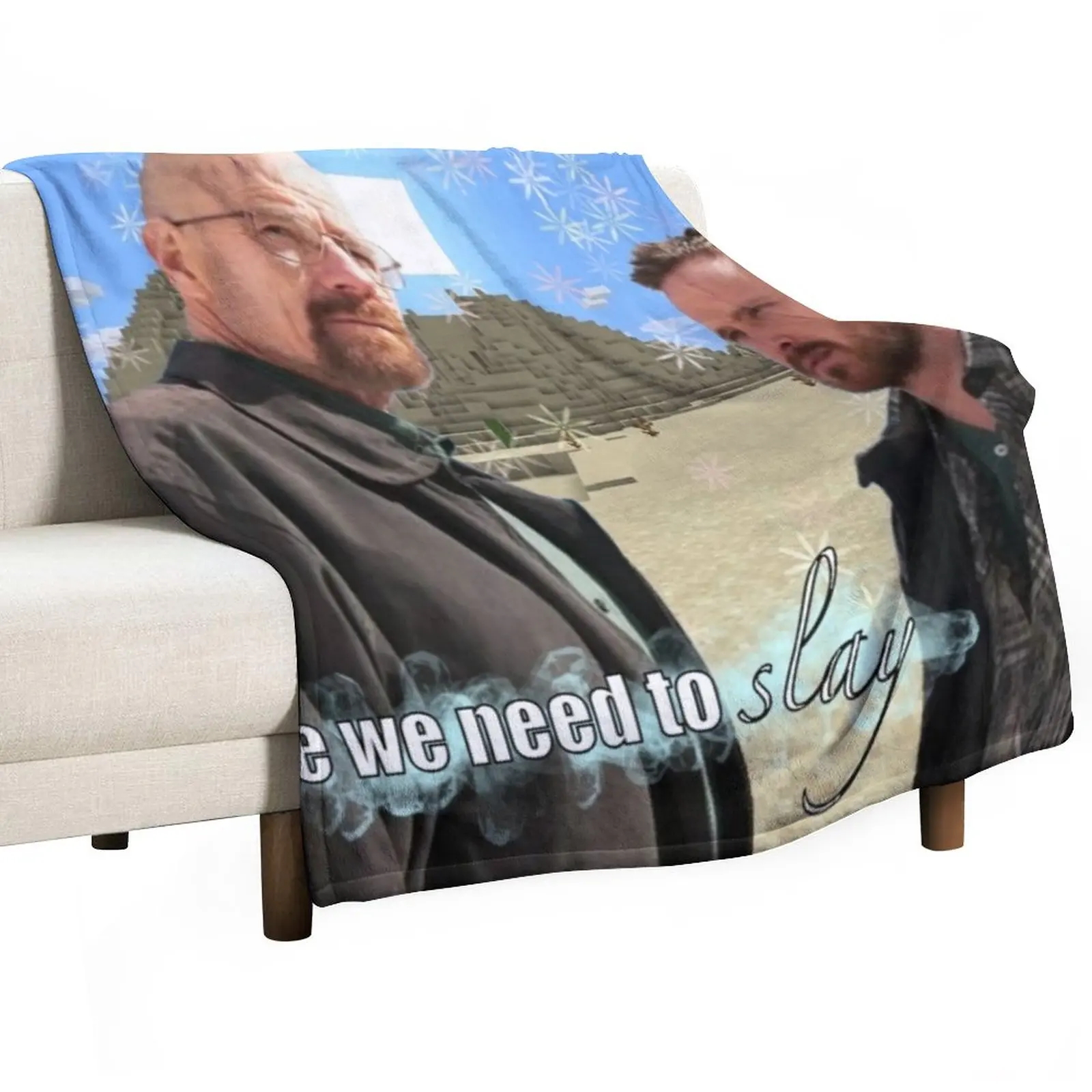 

jesse we need to slay breaking bad Throw Blanket Decorative Sofa Blanket wednesday Thermal Blanket throw blanket for sofa