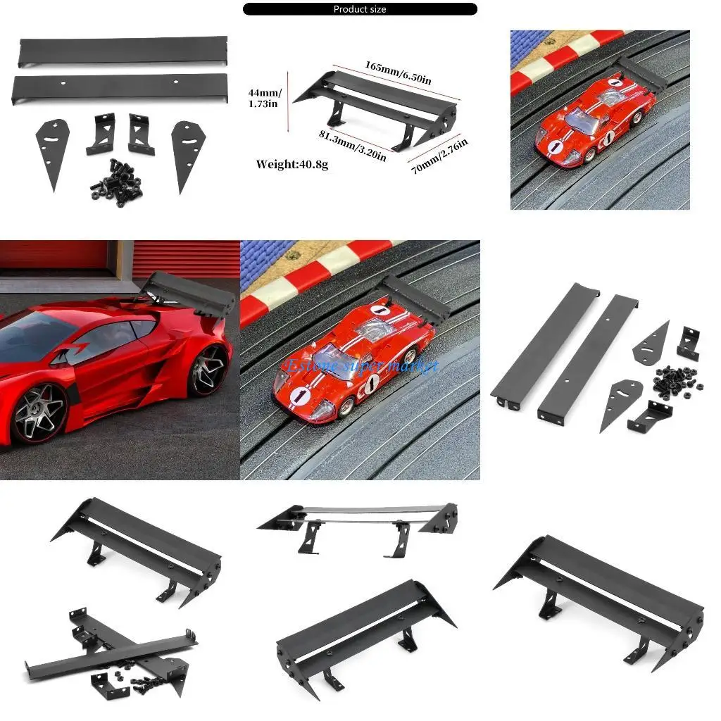 

090B Remote Control Model Metal Car Supplies Rear Wing for Toy Car Collectors