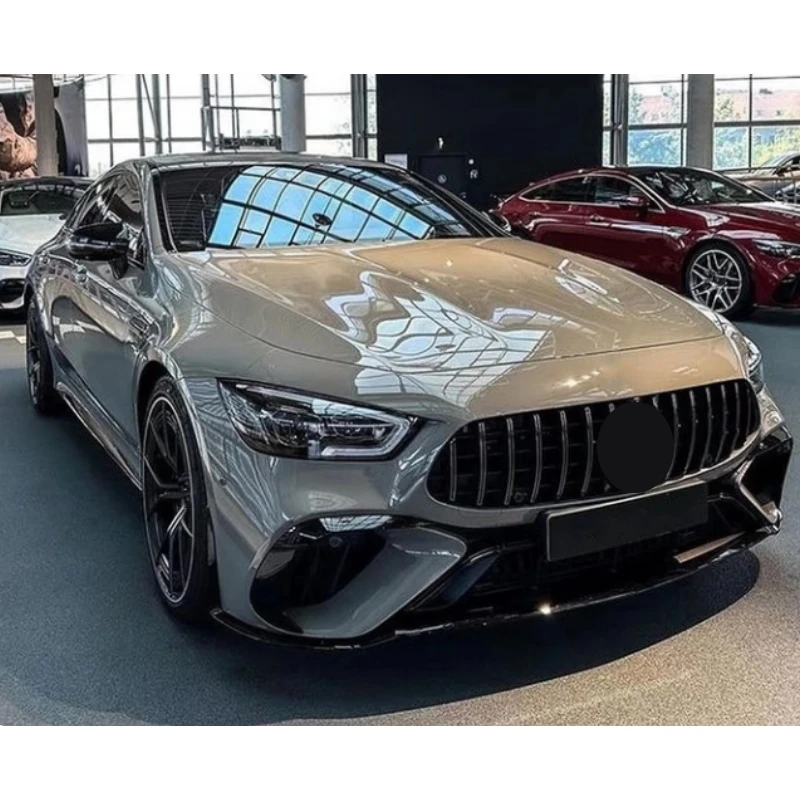 المصد الخلفي الأمامي مصبغة الشفة الخلفية الذيل الحلق لمرسيدس بنز W290 GT50 GT43 GT53 أربعة أبواب 19-25 تعديل طقم الجسم #3