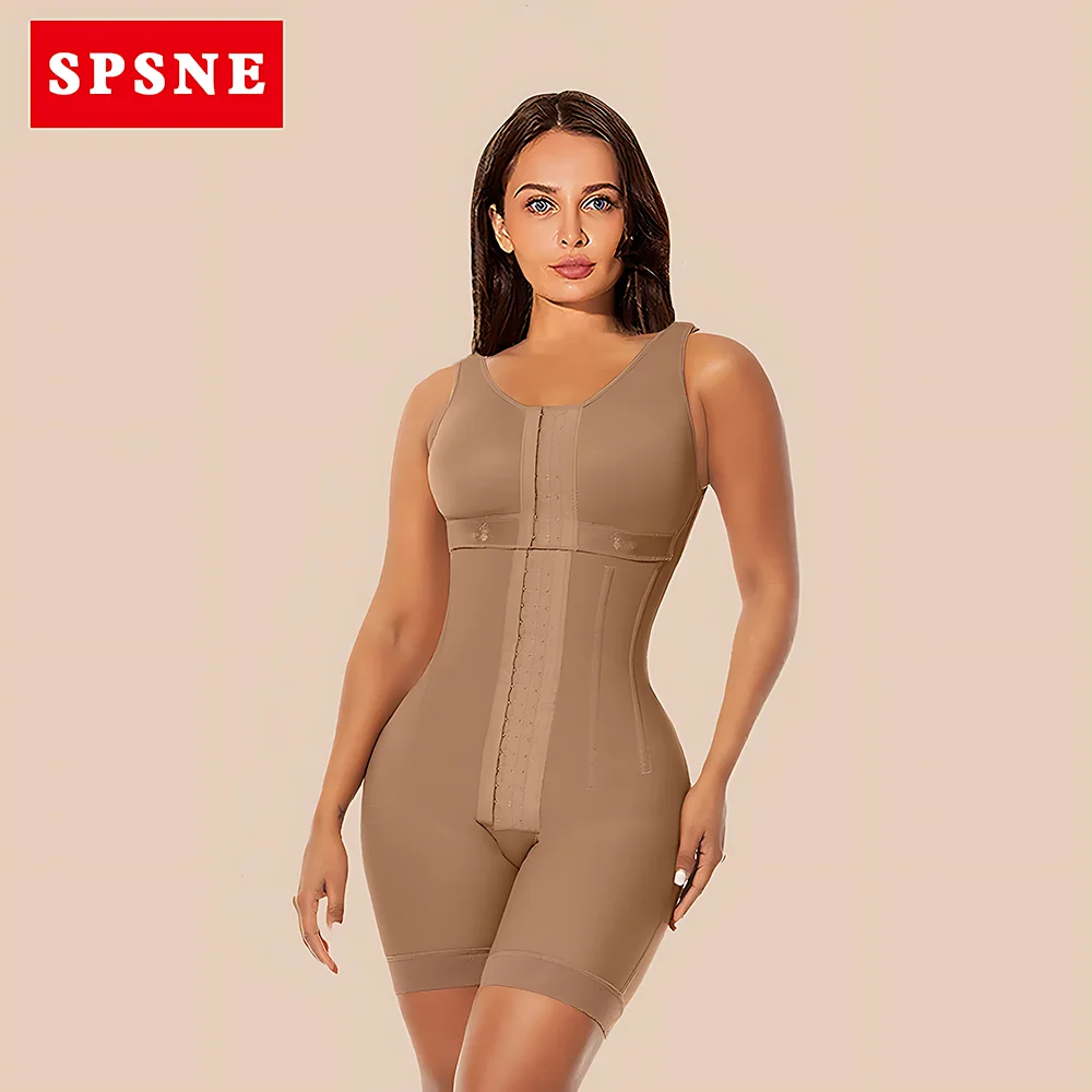 Women's Chest-Packed Body Shaper Postpartum Fajas Reductoras Y Modeladoras Mujer Waist Trainer Body Shaper Tummy Control