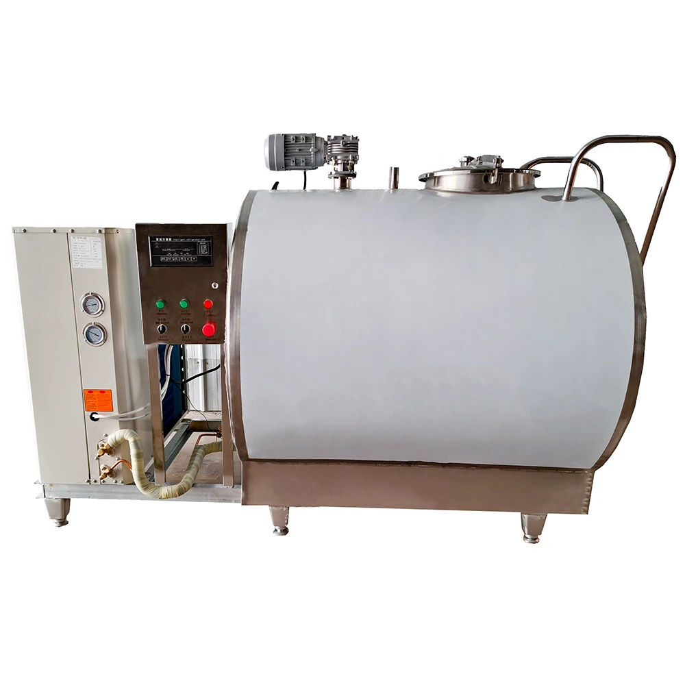 

100 300 500 600 1000 1500 Liter Milk Cooler Machine Milk Cooling Tank Milk Cooling Tank Equipment