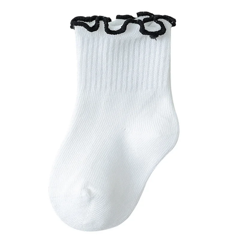 جوارب Lawadka Beauty للأطفال البنات جوارب قطنية ناعمة للأطفال للفتيات جورب أطفال أنيق للربيع والخريف لعمر 0-12 سنة