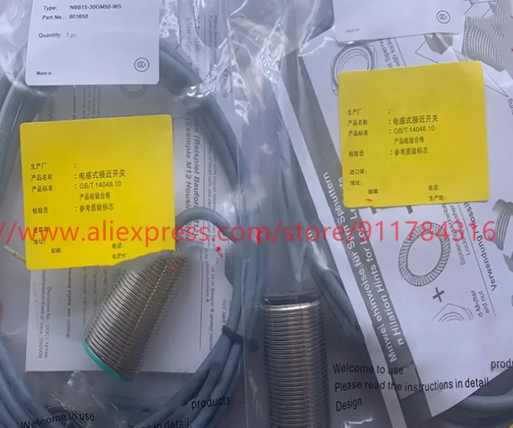 

3pcs New High Quality Proximity Switch NBB15-30GM60-WS NBB5-18GM50-US