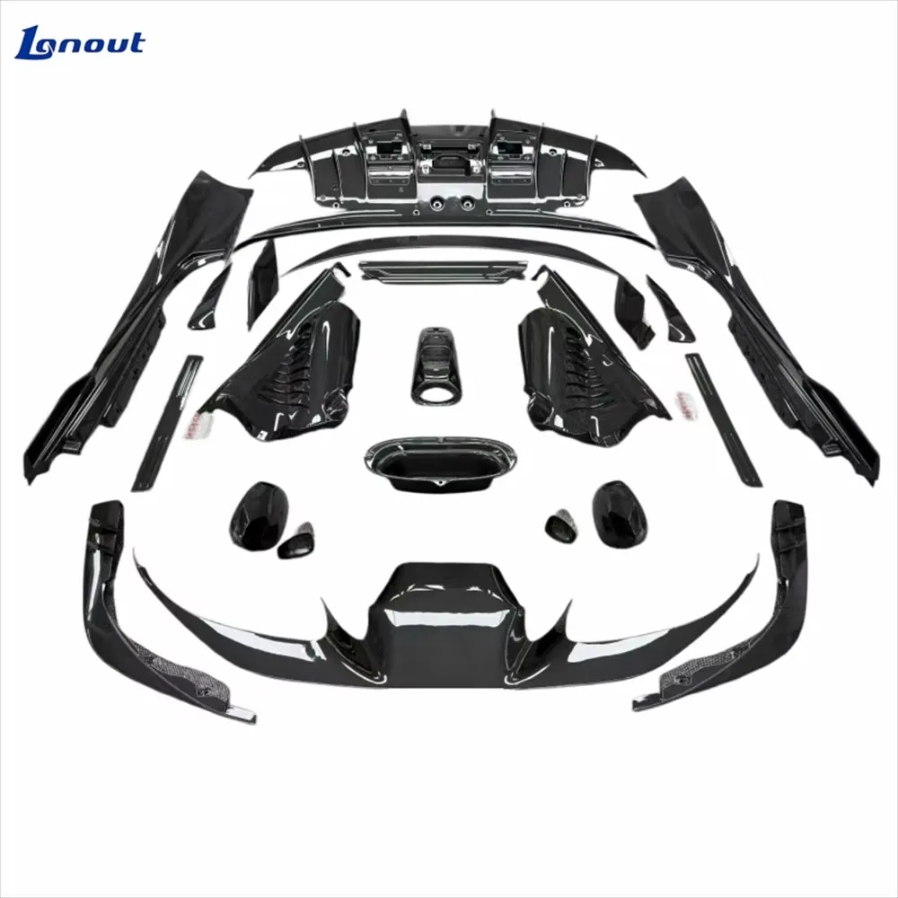 New Production Lightweight Kit for for ferrari F8 Modified OEM Style 3k High-quality Dry Carbon Fiber Small Surround Body Kit