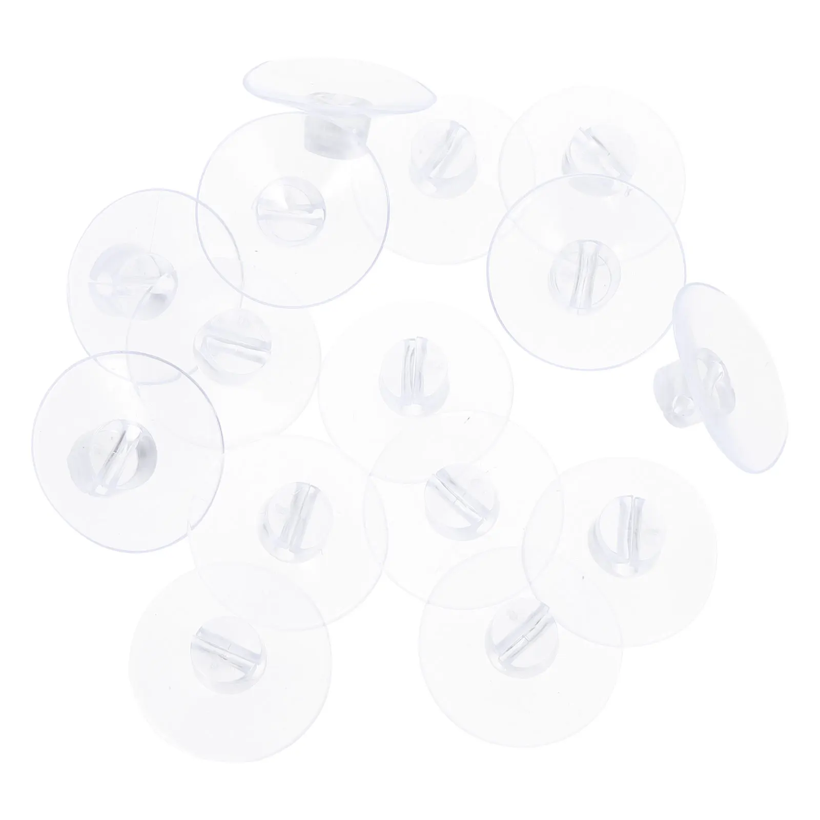 20 Pcs Open Clamp Suction Cup Cord Holders For Cables Window Cups Clip Sucker Pvc Vacuum Kitchen Clear Wire