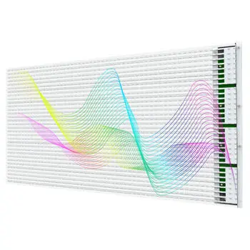 Indoor/Outdoor Flexible Transparent LED Screen Glass Film Crystal LED Display Adhesive LED Screen
