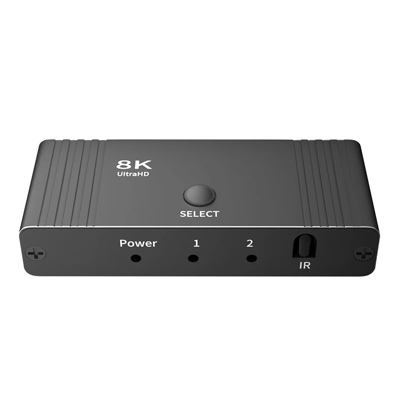 8K HDMI 2x1 1x2 Bi-Directional Switcher 2 in 1 out/ 1 in 2 out Switcher Dual Switching 8K60Hz/ 4K120Hz/ 2K@144Hz/ 1080P240Hz