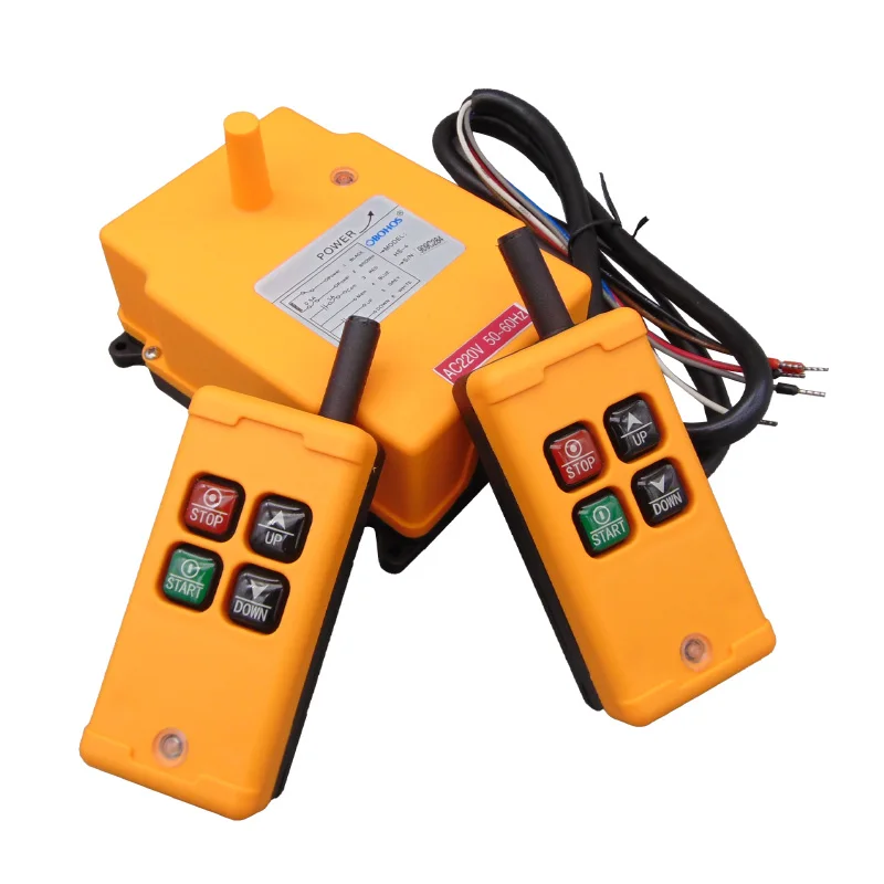 Controle Remoto do Guindaste Hs4 Transmissor e Receptor Sua Necessidade de Nota de Ordem Voltagem: 380v ac 220v ac 36v ac 24v dc