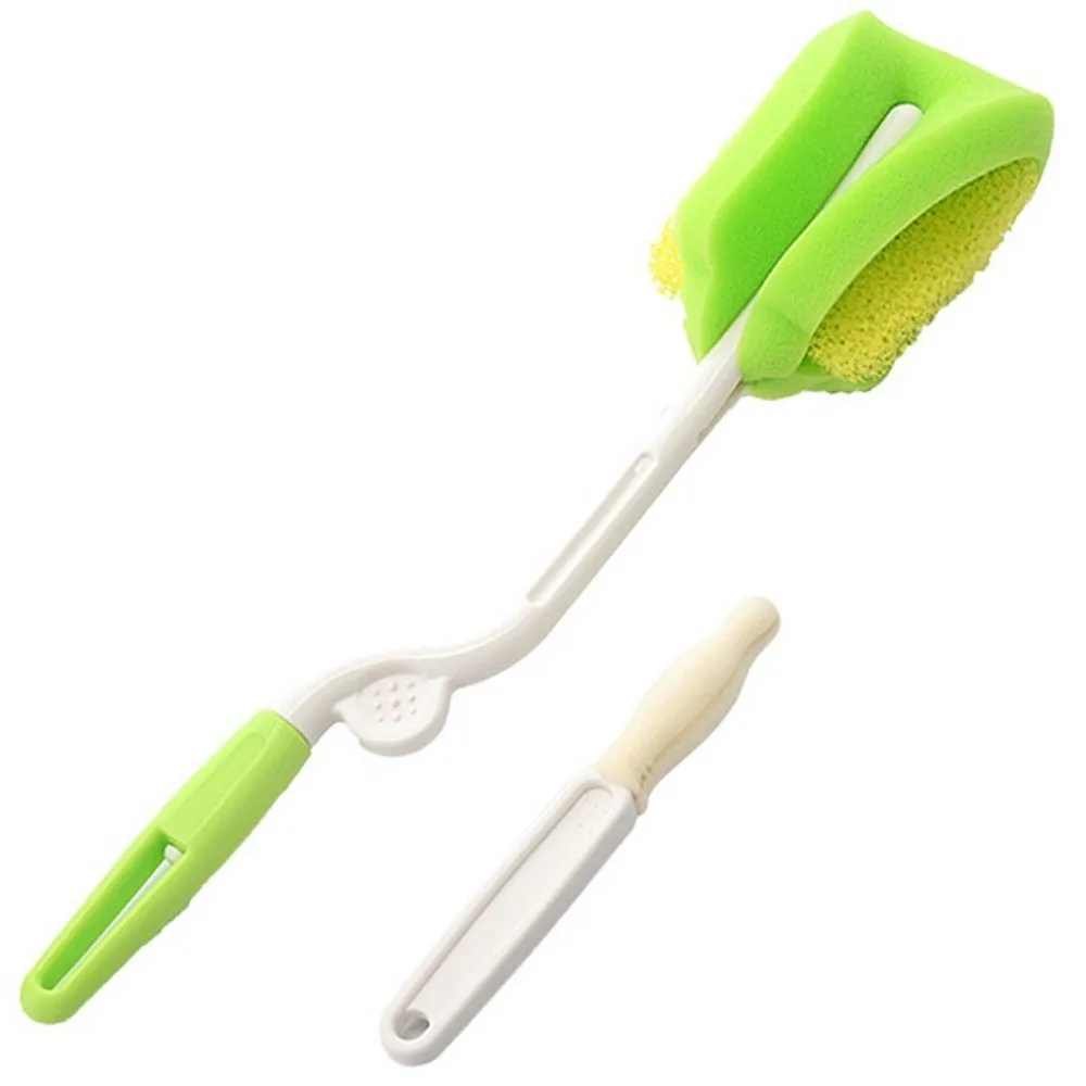 

Soft Head Baby Bottle Cleaning Brush Set 360° Cleaning Spout Cup Brush Water Bottle Brush Infant Nipple Brush BPA-Free