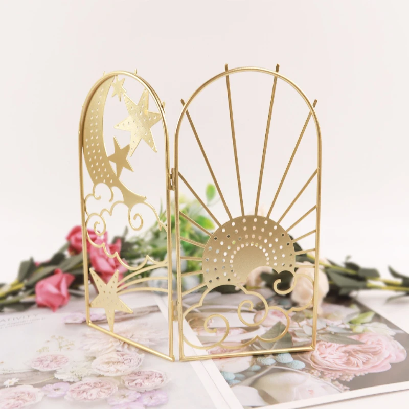 

1 Pcs Metal Jewelry Packaging Display Bowknot Shape Jewelry Storage Display Stands for Earrings Necklaces Bracelets Pendants Etc