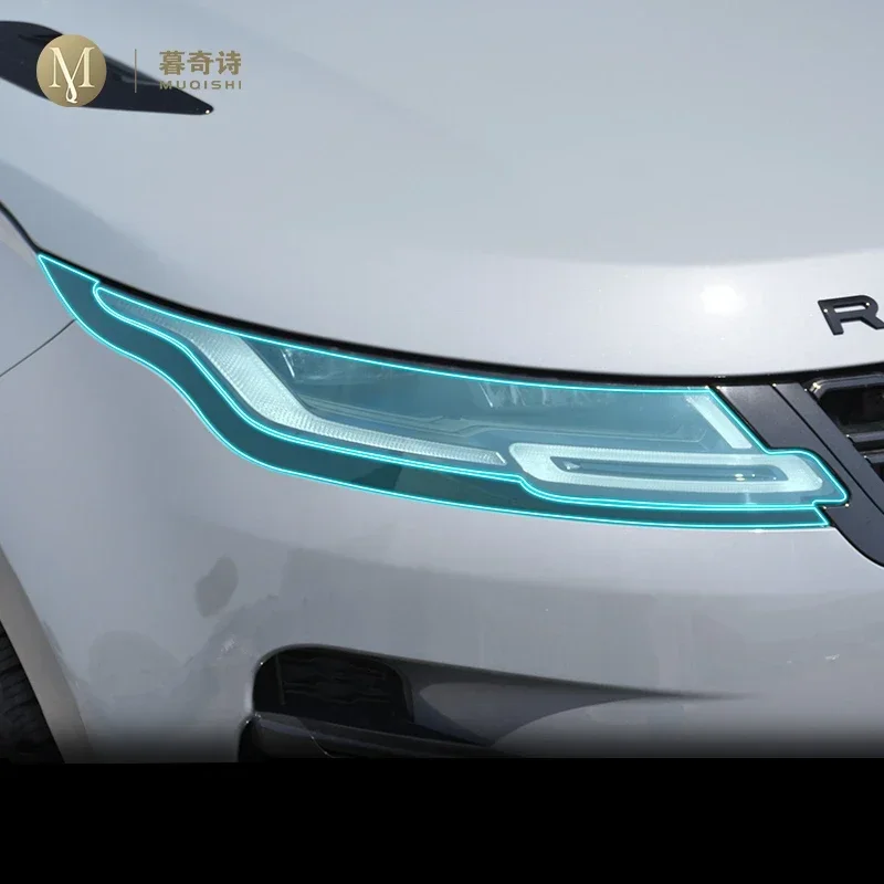 Für Land Range Rover Evoque 2015-2023 Auto-Außenbereich PPF transparente Lackschutzfolie TPU Anti-Kratz-Schutz für Scheinwerfer