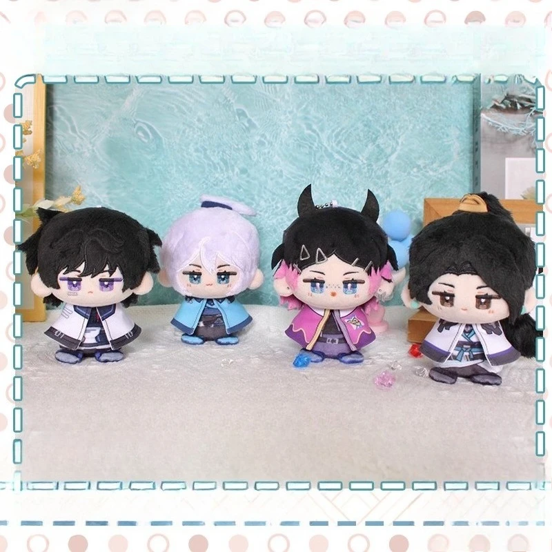 

12cm Anime Game VALORANT Jett ISO Sage Kawaii Cosplay Cotton Dango Doll Keychain Soft Plushies Mini Pendants Toy Figures Gifts
