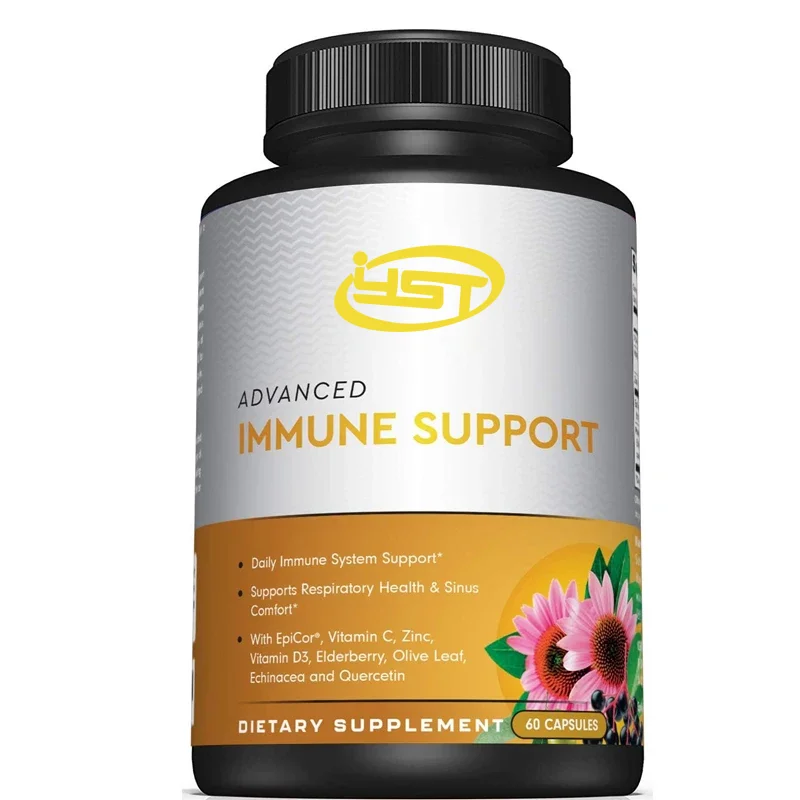High Quality Immune Support Supplements - for Respiratory, Sinus, and Intestinal Health Immune Supplements -60 Immune Capsules