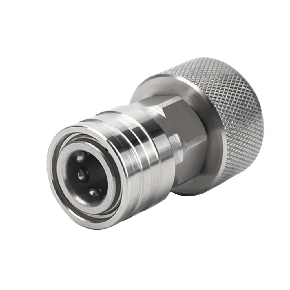 for ght 3/4 to 1/4 Quick Connect Stainless Steel Hose Adapter Designed for Pressure Washer Attachment and Water Flow Control