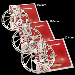Rôto phanh xe đạp SRAM-AVID với ốc vít, đĩa thủy lực, đường trung tâm, MTB, đường, xe đạp, xe tay ga, 160mm, 180mm, 203mm 10 Đĩa bán hàng chính SRAM 160 - 7