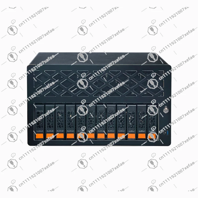 

12 Disk NAS Chassis SAS Direct Connection Backplane Half High PCIe Slot Support Flexible Power Hot Swap Server