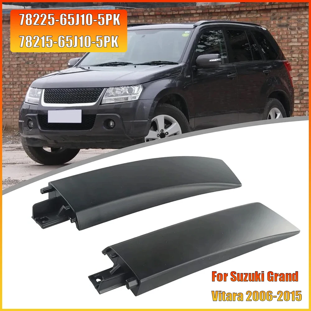 

1 пара передних торцевых крышек багажника на крышу L & R, боковые, подходят для Suzuki Grand Vitara 2006-2015, пластиковые черные аксессуары для автомобилей