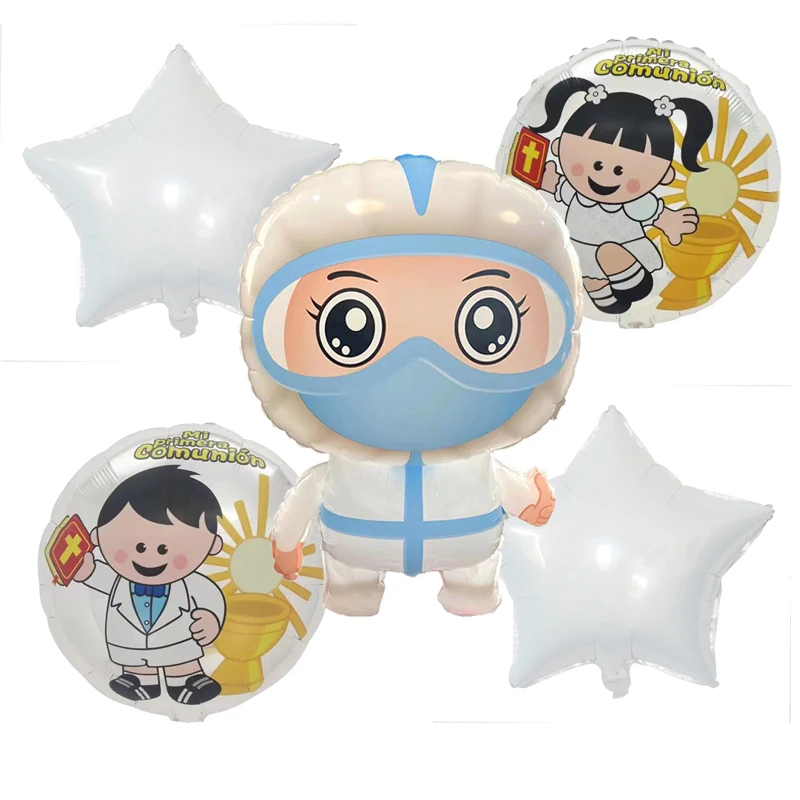 5pcs cartoon doctor nur foil Balloons18inch hospital  Globos Birthday party aluminum foil decoration balloon baby shower