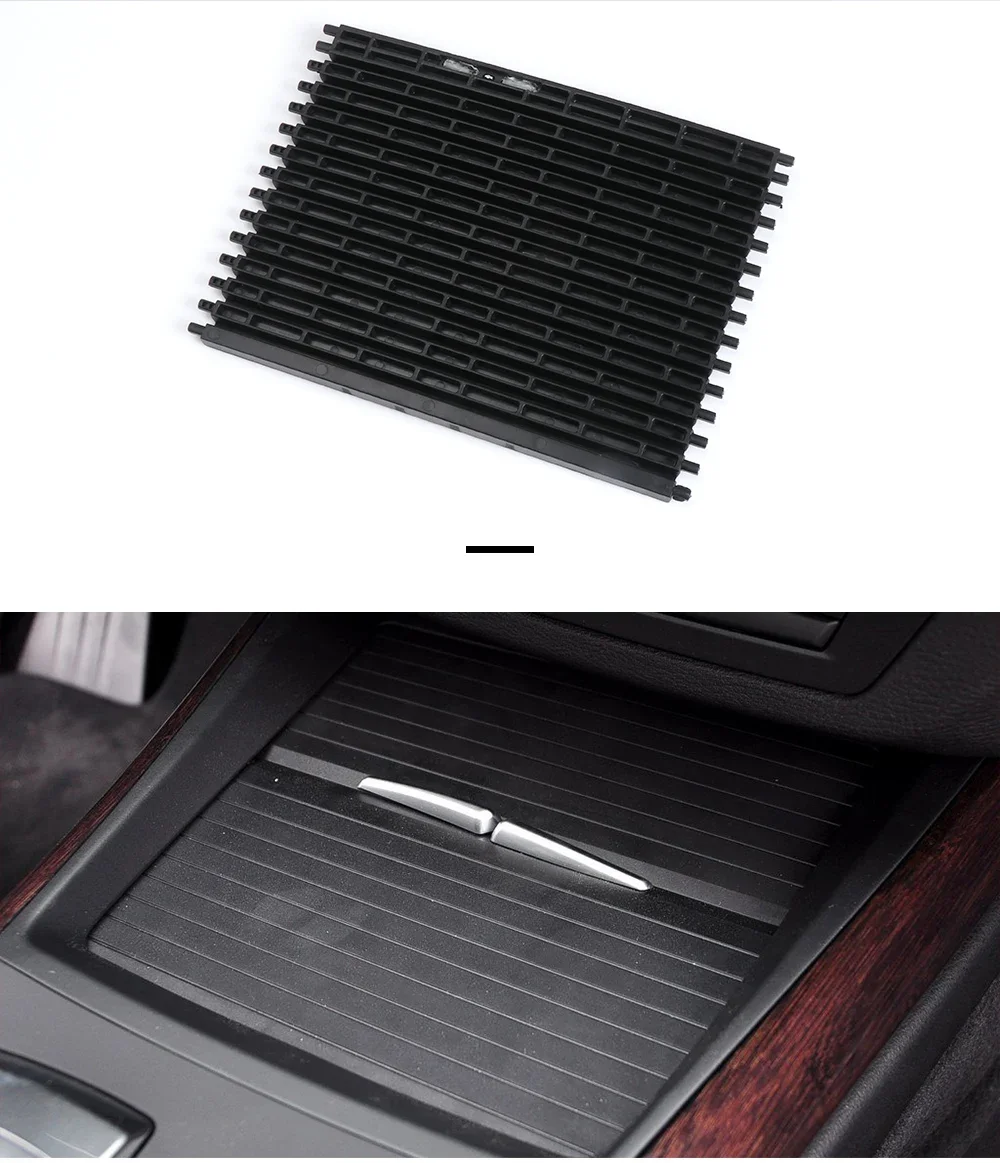NEUE-Für BMW X5 X6 E70 E71 E72 2007-2014 Innen Zentrale Konsole Wasser Trinken Halter Abdeckung tasse Halter Zipper Tasse Halter Pull Plat – Detail 6