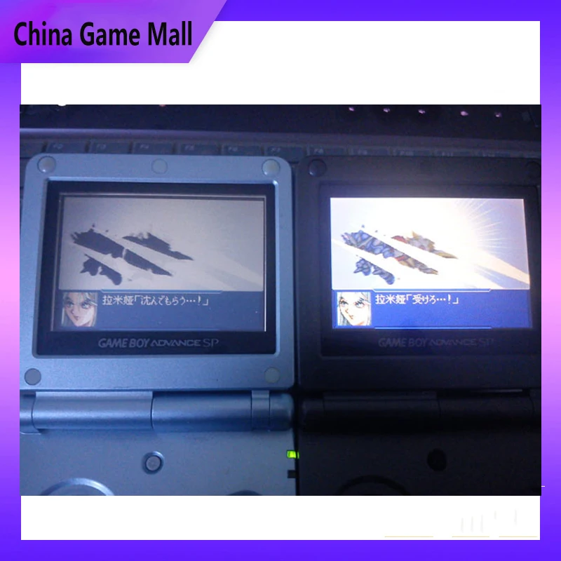 Imagem -06 - Original Remodelado Game Console para Gbasp Gba sp Ips Backlight Lcd Mod Console 6-level Brilho