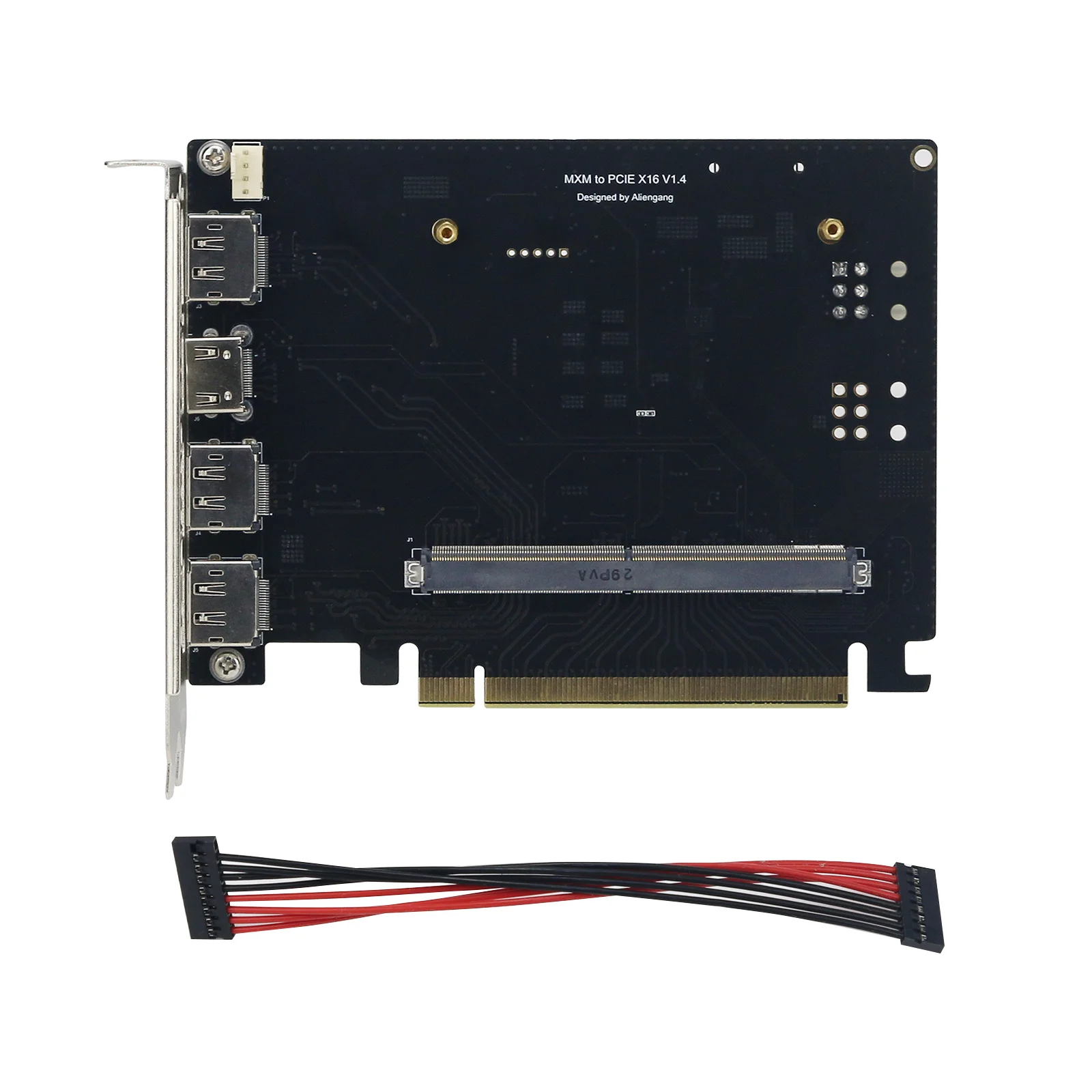 Carte adaptateur MXM vers PCI pour conversion de GPU d'ordinateur portable vers PC, compatible avec les séries 10/20/30 et les cartes graphiques RTX, GTX, AMD