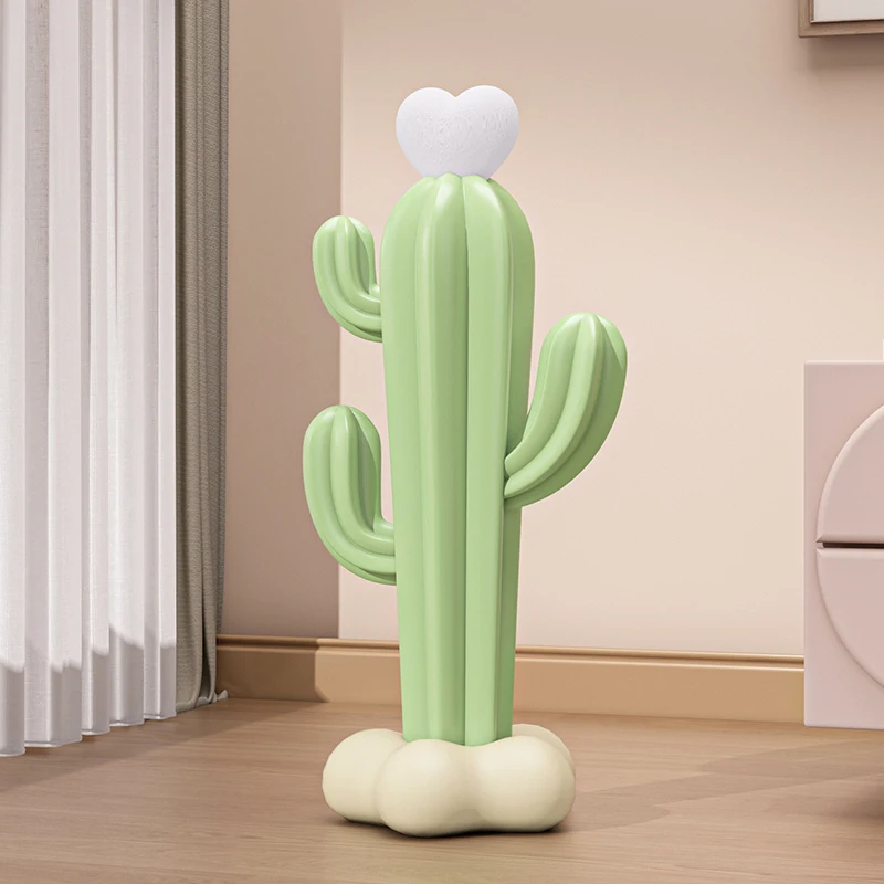 Home Decor Cactus Statue Living Room Housewarming Gift Wine Cabinet Nordic Figurine Floor Plant Decoration Sculpture Ornaments