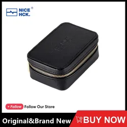 NiceHCK High Grade Zipper Earphone PU Storage Box IEM Accessory Large Capacity Portable Bag for Himalaya DragonScale DearOrpheus