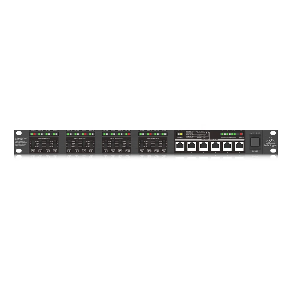 

Behringer Powerplay P16-I Pa System Analogue-Digital Converter 16-Channel Digital Snake & Audio Distribution Input Module