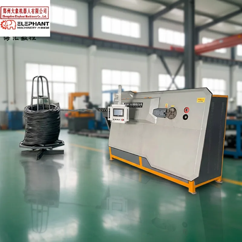 Customized Automatic Stainless Steel Construction Scaffolding Bending Machine 6-18mm CNC PLC-controlled Stirrup Hoop Making Mach