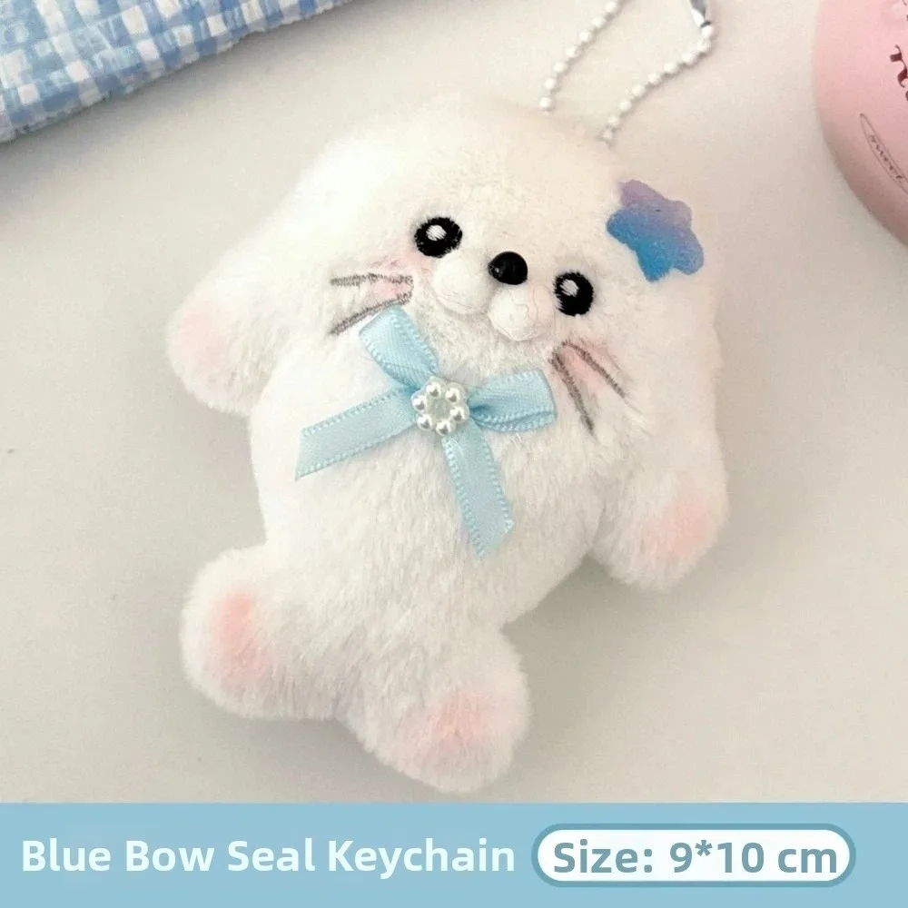 Cute Fluffy Seal Keychain Versatile Seals Pendant Lightweight Exquisite Bag Charm For Backpack Key Decorations