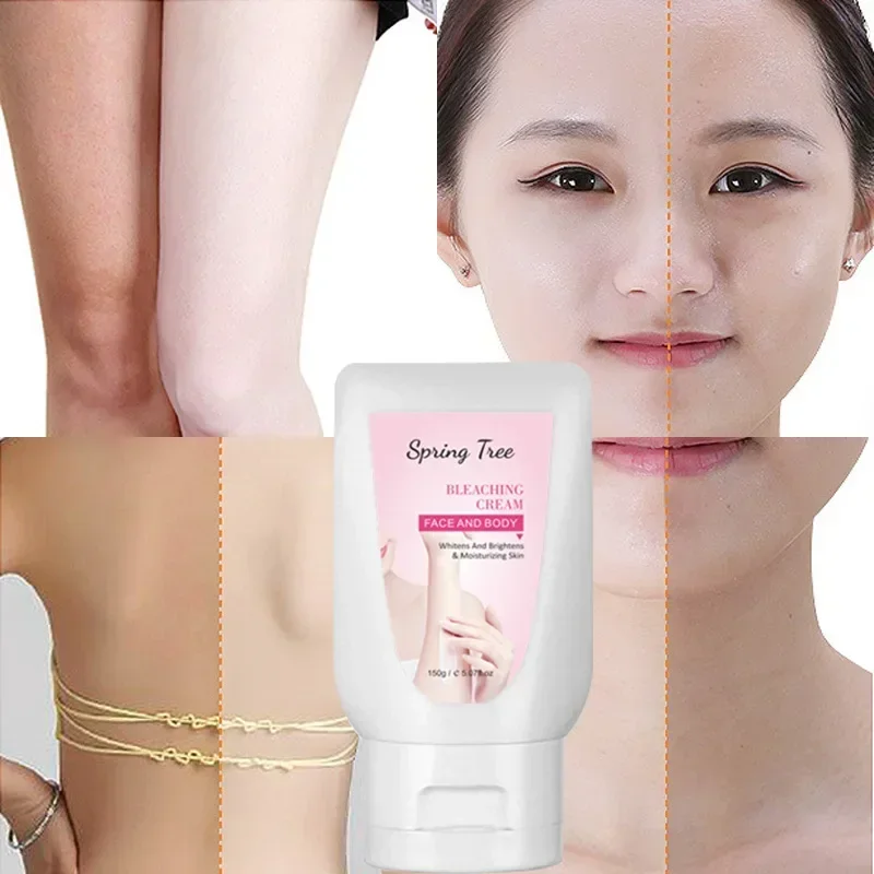 Pearl Whitening Body Lotion Nourish Repair Brighten Skin Rejuvenation and Whitening Cream Leaves Fragrance