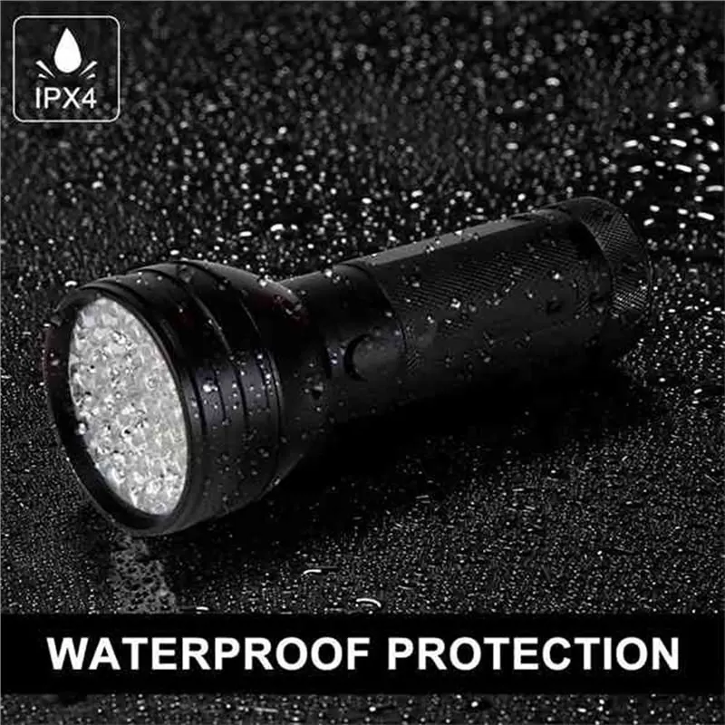 B69C Portable UV Light LED Torch 395NM Super Strong Ultra Violet Detection Function
