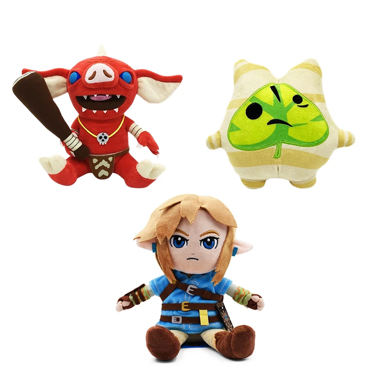 Juguetes de peluche de The Legend of Zelda, figura de dibujos animados, Link, elfo, juego de hombre de semillas, muñecas de peluche periféricas de Anime, el mejor regalo de cumpleaños para niños, nuevo