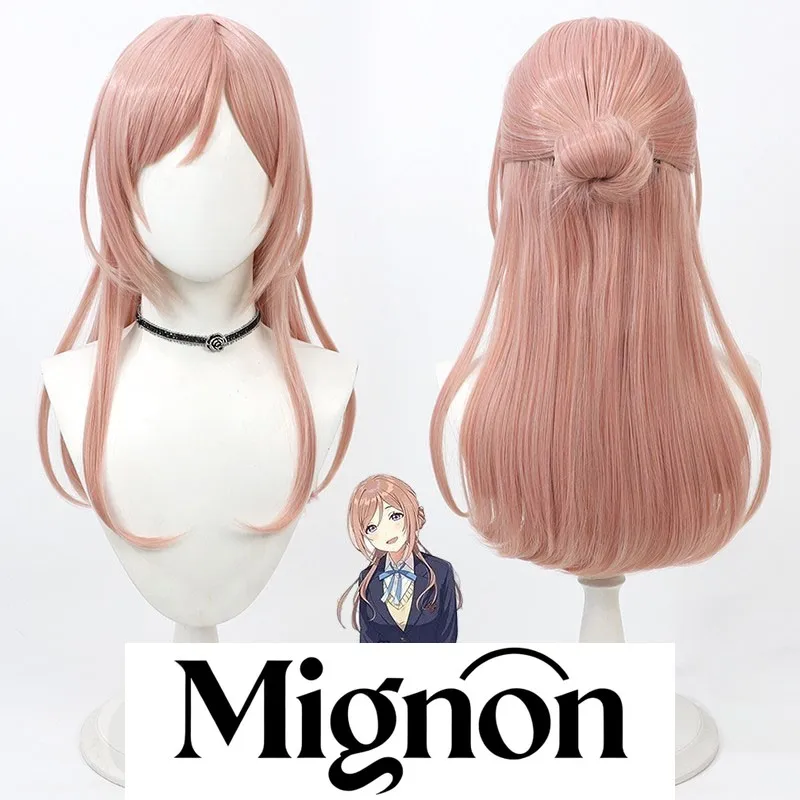 

The Idolmaster Gakuin Himesaki Riha cosplay wig half-updo Halloween gift