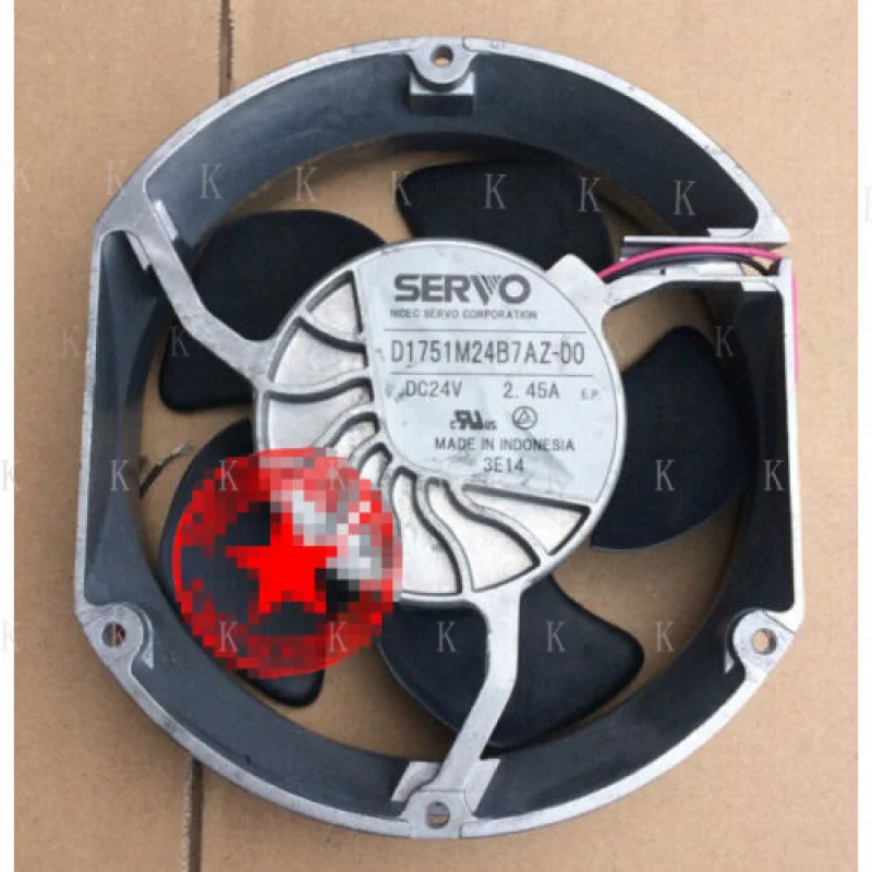 

C 1PCS FOR SERVO D1751M24B7AZ-00 Inverter fan DC24V 2.45A 2 wire Good quality