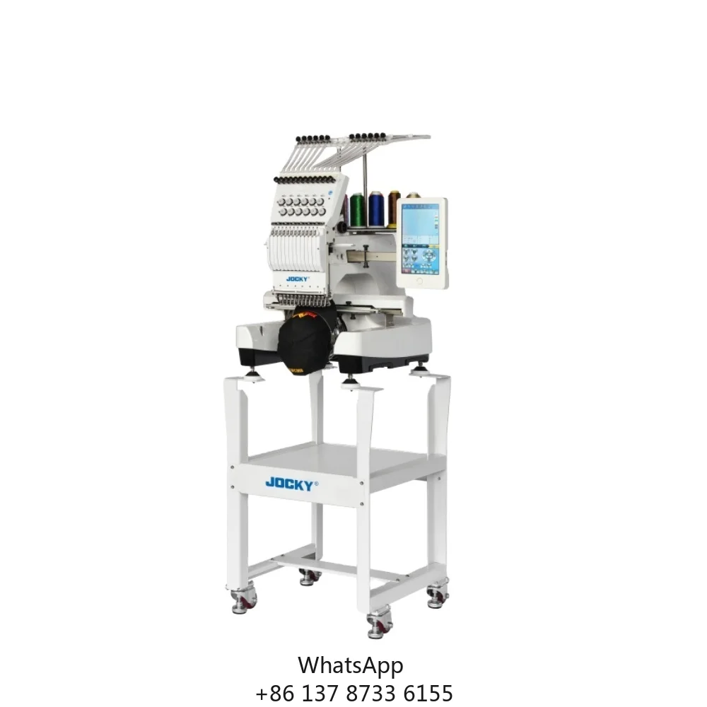 JOCKY JK-BF900 Single Head 9 Needles 360x200mm Embroidery Machine One